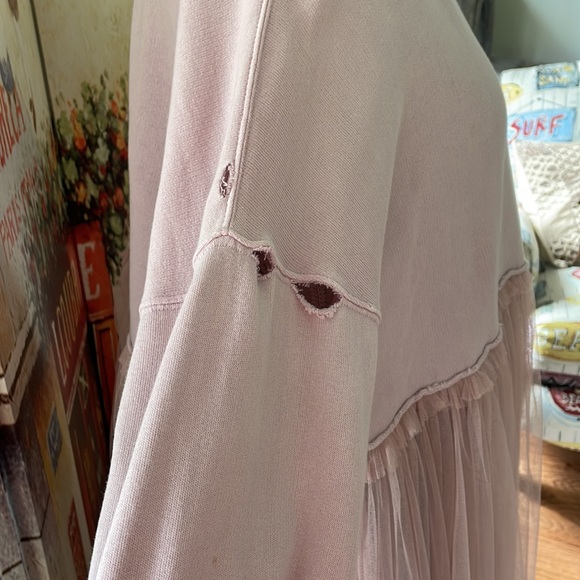 Free People In Your Wildest Dreams Pullover, Pink, Size Small - Picture 8 of 16